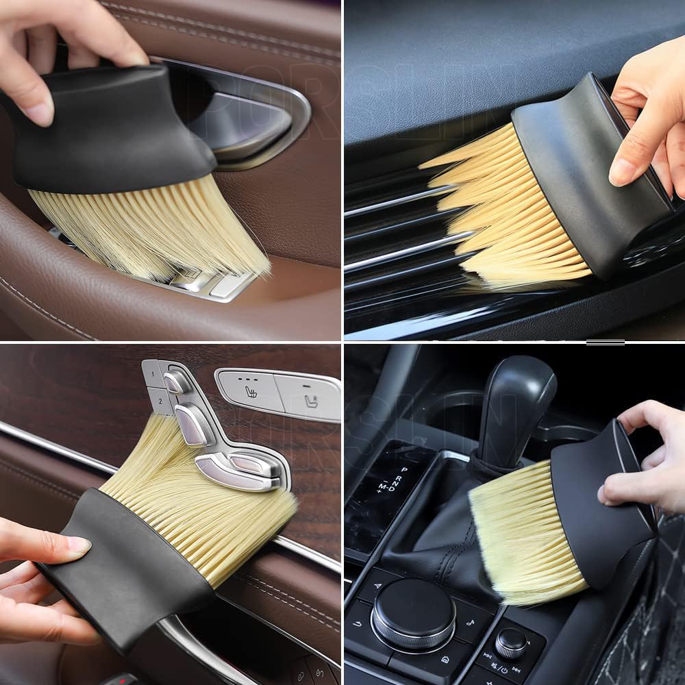 5 PCS Microfiber Car Duster Kit|Interior & Exterior Car Cleaning Detailing Tool