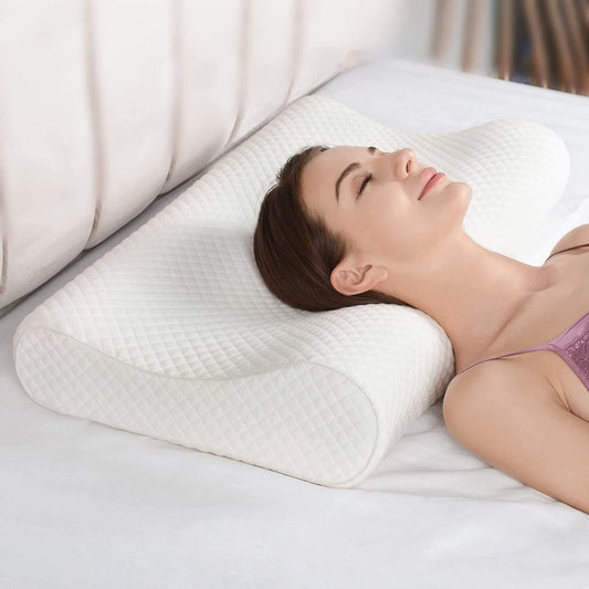 Cervical Contour Memory Foam Pillow for Sleeping,Orthopedic Pillow